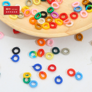 6mm线圈 配饰小号线球编织手链串珠手串隔珠 DIY配件饰品材料