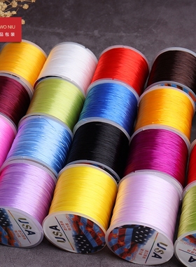 1RBTL穿手链的皮筋300米扁弹力线手串绳穿珠子串珠绳手链线佛珠线