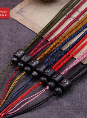 XLS项链绳015银丝木diy项链绳挂件吊坠手编祥云玉器配绳子男女款