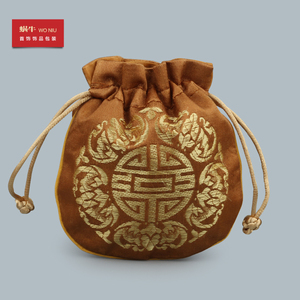 首饰收纳小包水晶玉石卡包零钱包锦囊锦袋手串手链袋包装绸缎包