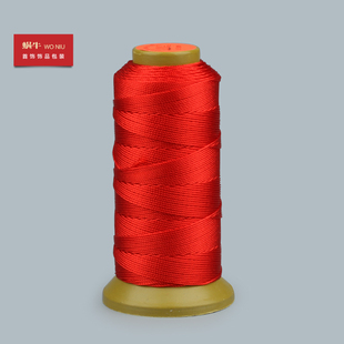 金三鱼15股大红色 塔线流苏线玉挂绳编织线锦纶线手编绳项链绳线