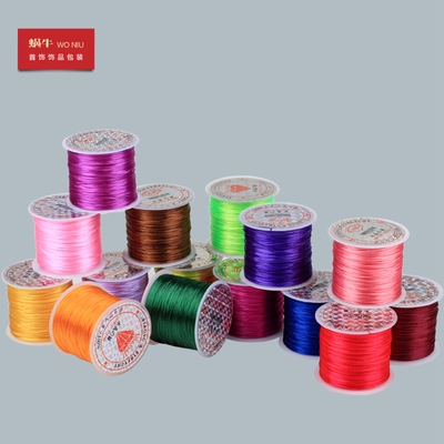 60米彩色水晶弹力线松紧