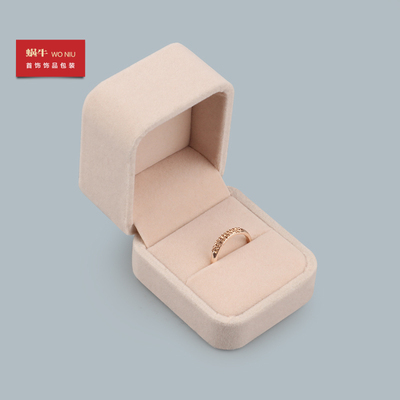 绒布戒指盒绒布珍珠首饰品戒指盒