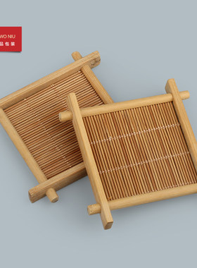 具茶道配件竹席茶席茶具展示