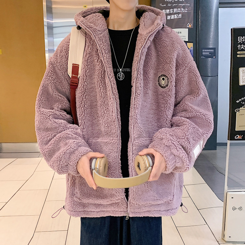 23冬季港风宽松加厚连帽情侣棉服男装装外套171A-P120,男装棉衣,星座503-2