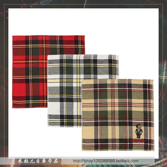 日单纯棉纱布刺绣柔软情侣手帕小方巾擦汗巾