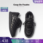 2025秋季 百搭潮流德训鞋 新款 CDF女鞋 时尚 简约翻盖休闲鞋 拳击鞋 女