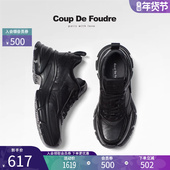 简约厚底舒适运动休闲鞋 CDF女鞋 时尚 百搭潮流老爹鞋 2025秋季 新款