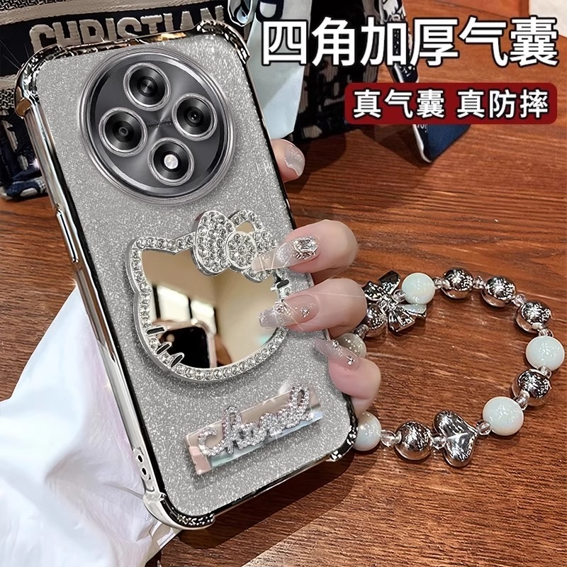 KT猫镜补妆镜子手机壳