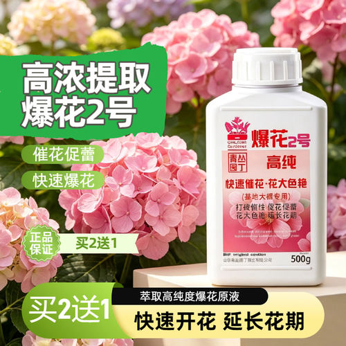 青丛园丁高浓爆花肥2号买2送1