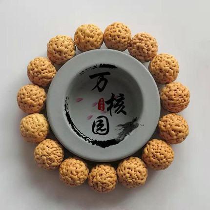 佛罗手串佛螺情侣菩提子天然男士手链念珠佛珠木珠文玩雅趣盘玩