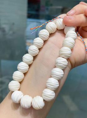 新款时尚藏式文玩驼骨转运珠单圈手串文玩配件手工DIY时尚饰品