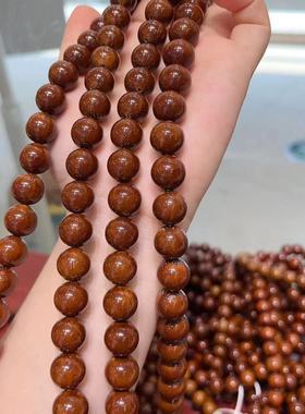 新款精品佛珠天然紫金鼠念珠圆珠108老料男女文玩手链手串单圈