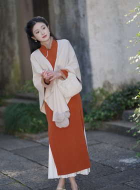 柿柿如意旗袍冬季长袖