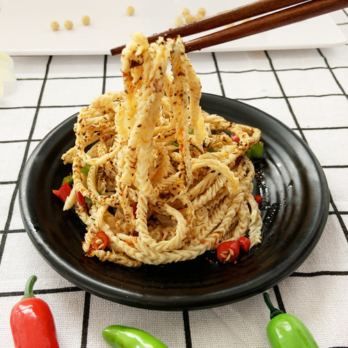 豆腐丝腐竹丝麻辣烫凉拌菜豆制品