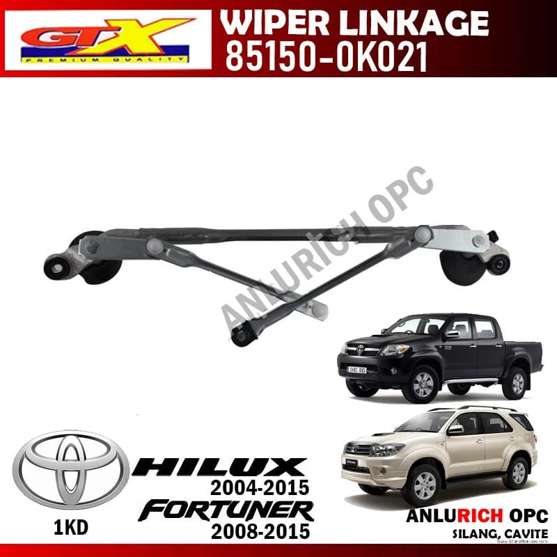 适用海拉克斯VIGO FORTUNER 04-20015款挡风玻璃清洗连动杆雨刮杆