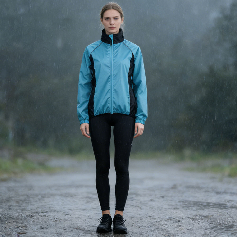 欧洲户外防水3M反光功能运动上衣冲锋衣徒步旅行骑行冲锋服外套女