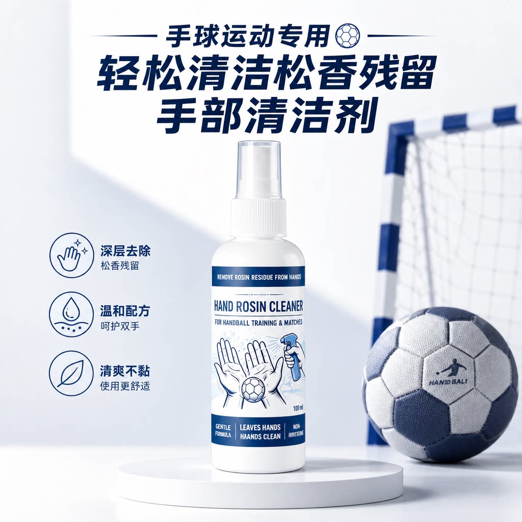 手球专用松香清洁剂去手胶松香除胶液运动防滑专用去胶喷雾便携装
