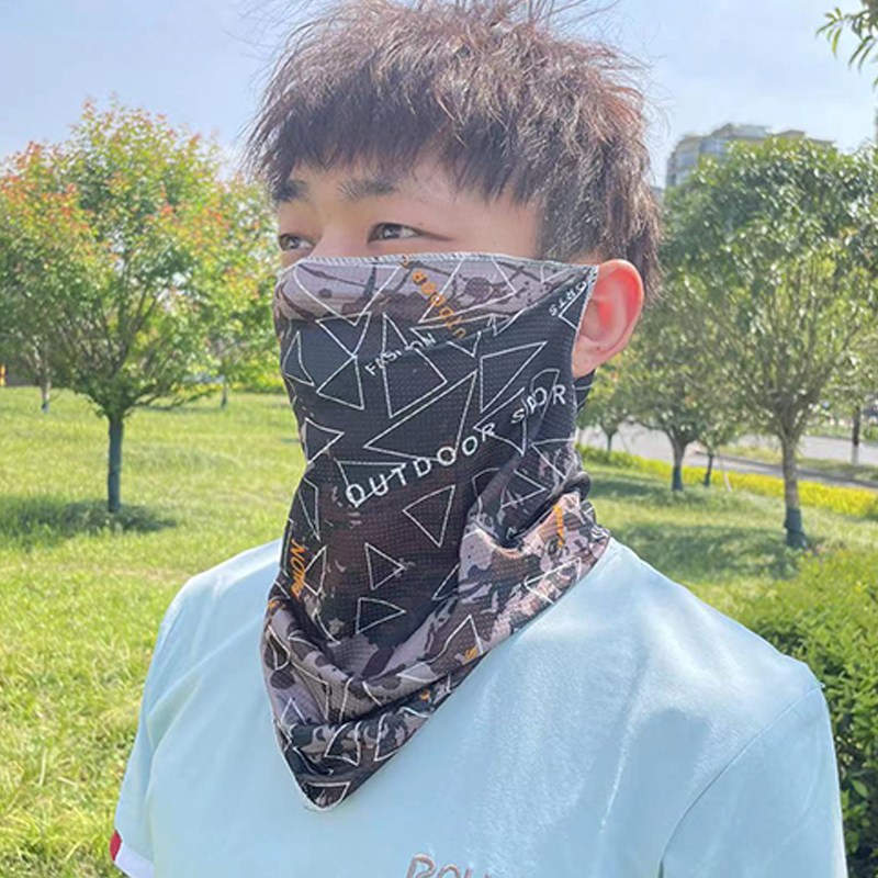 围脖男夏季骑行防晒面罩护颈遮脸
