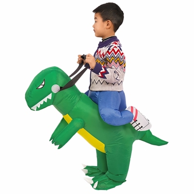抖音同款恐龙充气人偶服亲子款