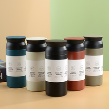 男女304不锈钢保温水杯子印logo简约便携随行咖啡杯茶杯定制刻字