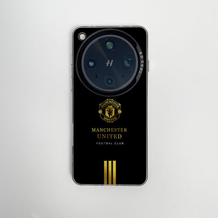 曼联金标队徽磁吸手机壳适用OPPOFindX9Pro高级感X8Ultra防摔X7Pro散热Reno15新款足球12A6Pro真我GTNeo6