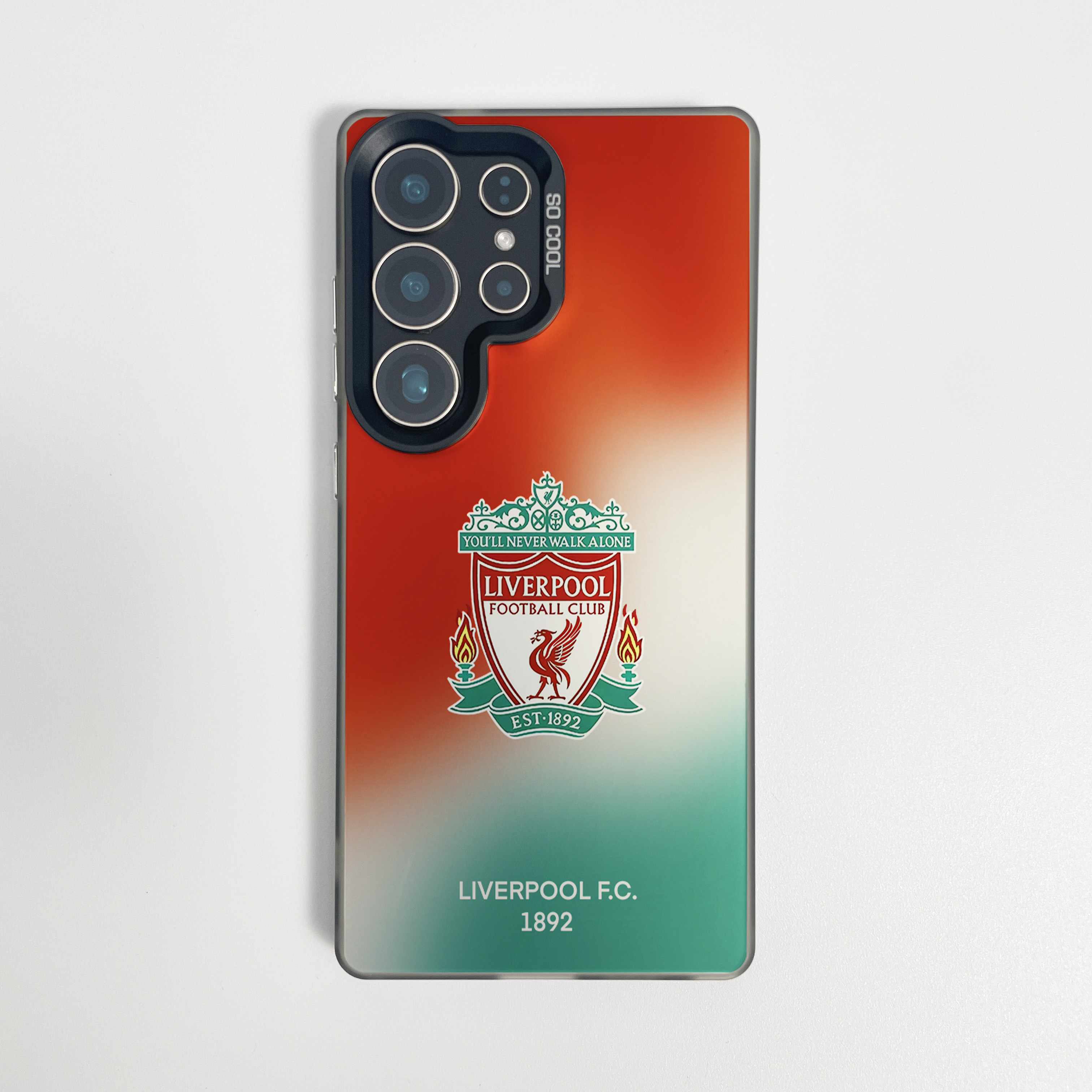 利物浦渐变队徽适用于三星s24ultra手机壳s23fe磁吸s25+足球s22新款一加11全包12防摔13AC3小众5保护套