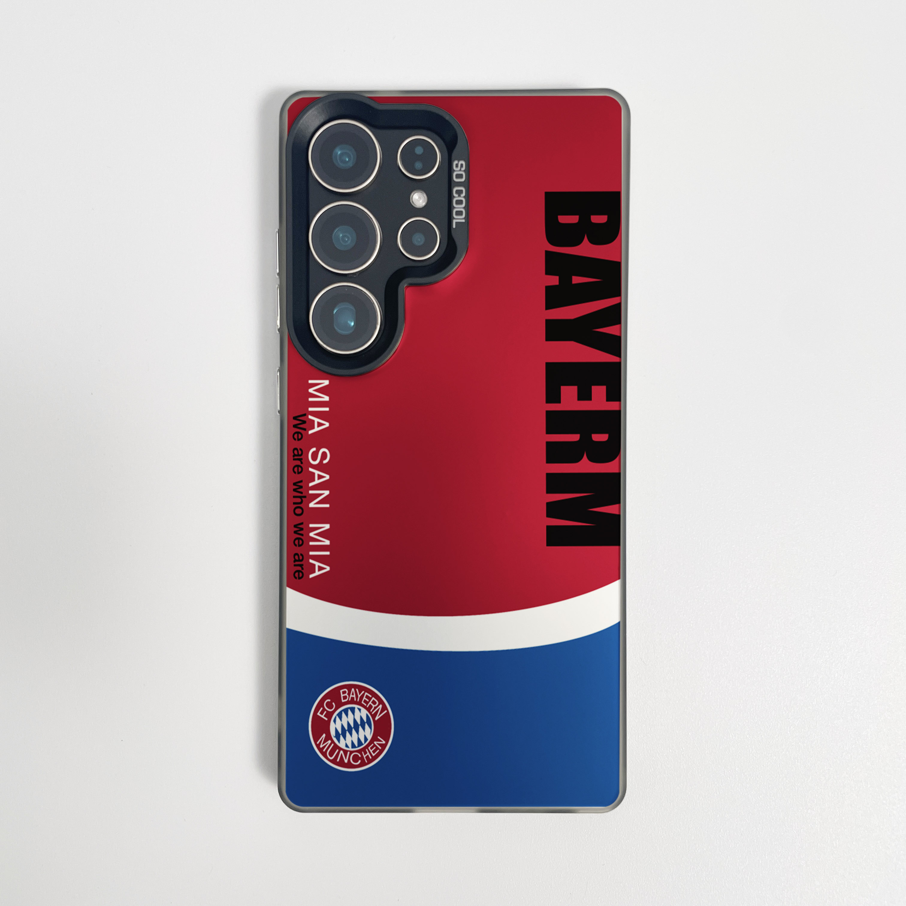 拜仁Mia san Mia适用于三星s24ultra手机壳s23fe磁吸s25+足球s22新款一加11全包12防摔13男AC3小众ACE5保护套