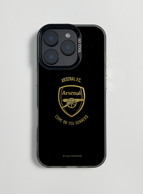 阿森纳黑金队徽用于苹果17air手机壳iphone16e足球15PLUS磁吸14硅胶13高级xsmax男12promax个性11新款保护套