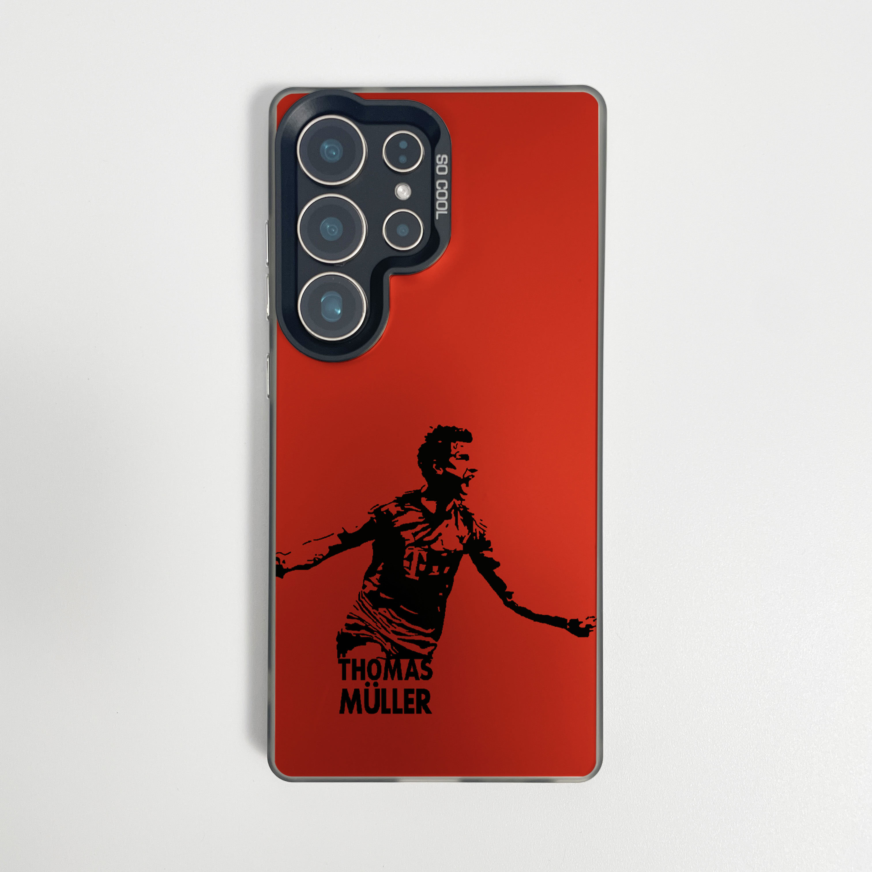穆勒剪影适用于三星s24ultra拜仁手机壳s23fe磁吸s25+足球s22新款一加11全包12防摔13AC3小众ACE5保护套