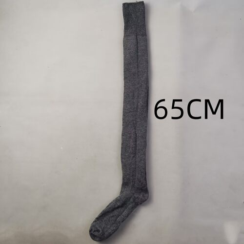 外贸尾单过膝盖羊毛高筒袜
