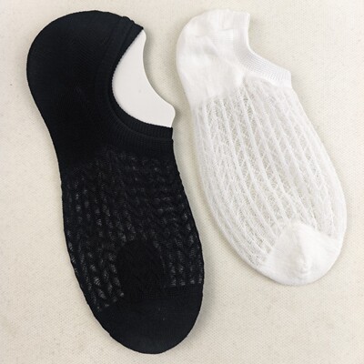 夏季女纯棉薄款防滑不掉跟隐形船