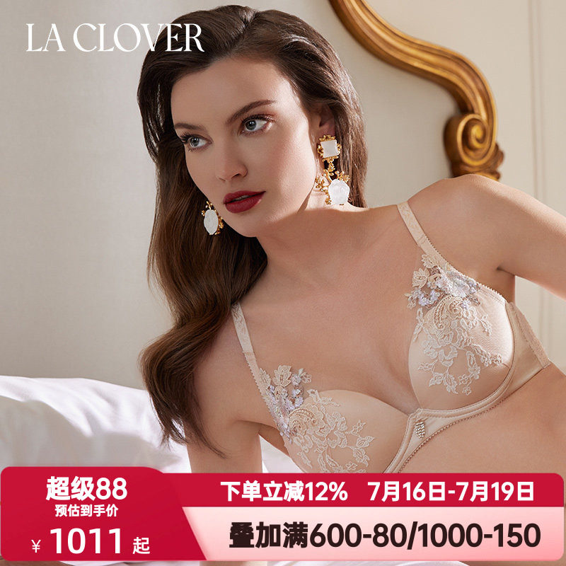 La Clover兰卡文芙罗拉传说系列内衣女3/4中厚杯聚拢文胸LC11YE1