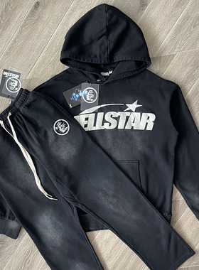 Hellstar Studios Uniform Hoodie pants 大logo洗水重工卫衣长裤
