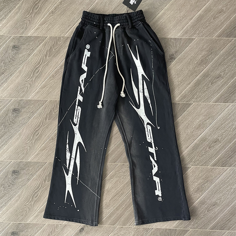 Hellstar Studios Sports Gel Pants 男女纯棉高街风休闲运动长裤