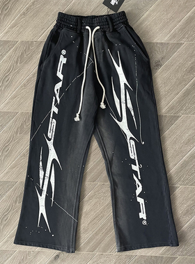 Hellstar Studios Sports Gel Pants 男女纯棉高街风休闲运动长裤