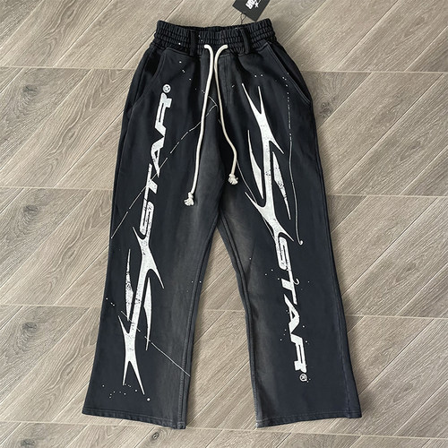Hellstar Studios Sports Gel Pants 男女纯棉高街风休闲运动长裤