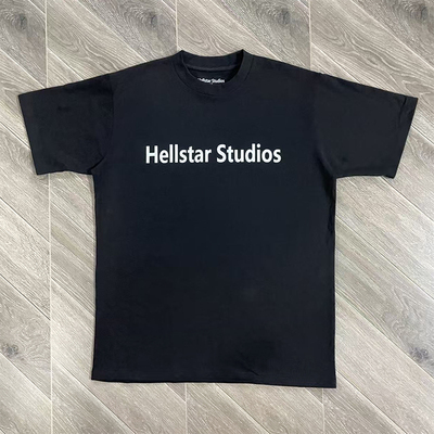 Hellstar Studios 经典印花休闲黑色短袖T恤