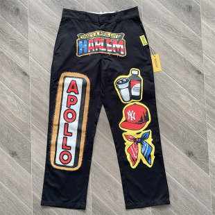 Awful Lot That Syrup复古街头休闲长裤 Cough