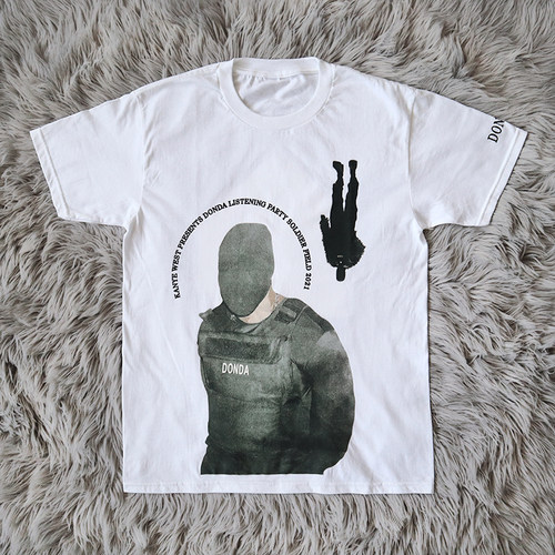 donda人像周边长袖t恤
