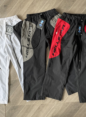 Hellstar Studios Sample Pants 波浪拼接拼色休闲风衣运动长裤