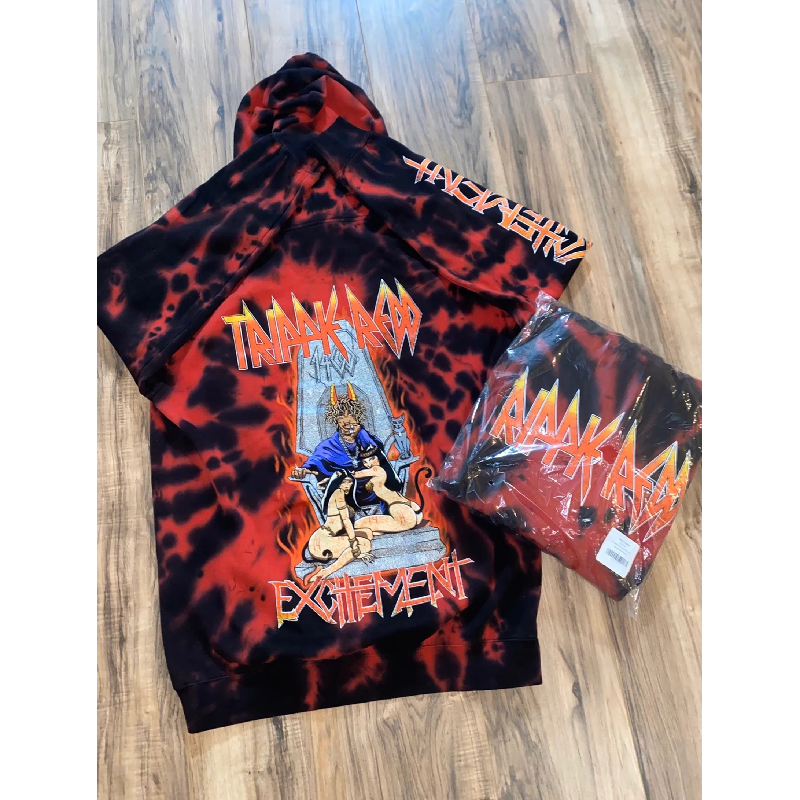 redd说唱限定扎染套头卫衣