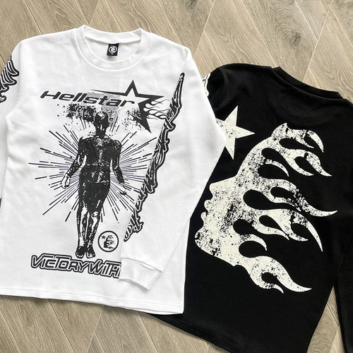 hellstar长袖青春流行男女