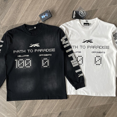 HELLSTAR Studios Scoreboard Long Sleeve 男女款休闲长袖T恤