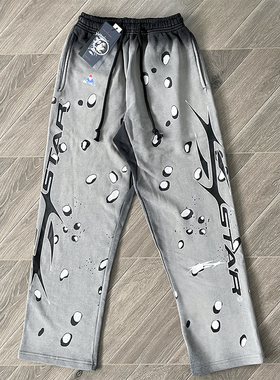 Hellstar Studios Sports Gel Pants 男女纯棉高街风休闲运动长裤