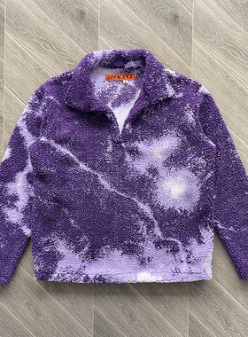 CPFM.XYZ Grape Cowboy Pullover  紫色 编织绒面套头卫衣