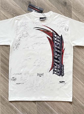 Hellstar Studios欧美涂鸦风格印花短袖T恤