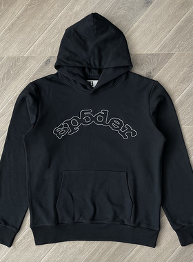 Sp5der 555555 Hoodies  字母刺绣款男女休闲连帽卫衣