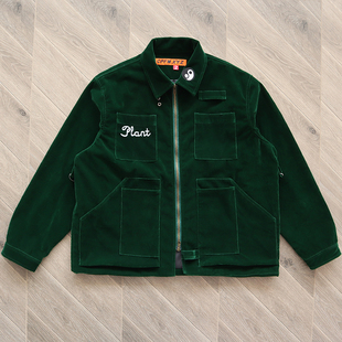 绒面刺绣拉链合作款 CPFM.XYZ Jacket Knowledge 夹克外套 Suede