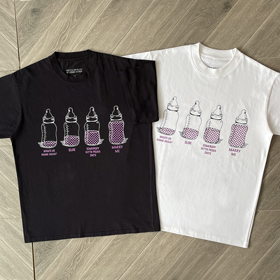 That's A Awful Lot of Cough Syrup 奶瓶印花纯棉短袖T恤